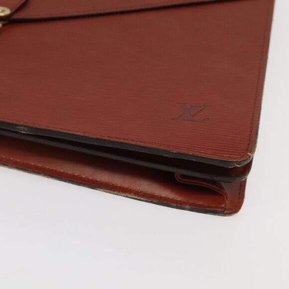 Louis Vuitton Serviette Conseiller Brown Leather Briefcase Bag (Pre-Owned) - Picture 15 of 16